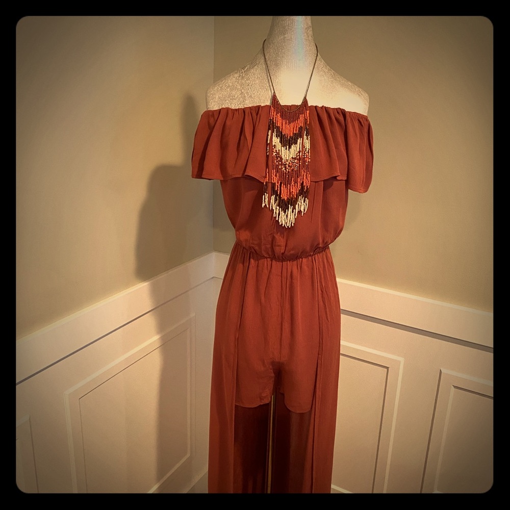 Off the Shoulder Jumper Dress (NWOT)